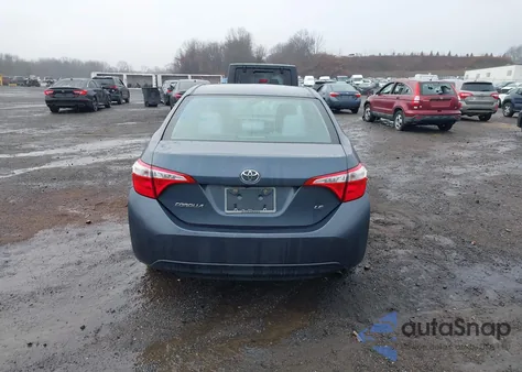 2016 Toyota Corolla Le из США, поврежденный, VIN 2T1BURHE3GC524714